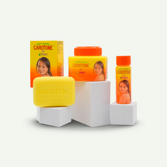 Carotone  brightening -skin care  3 Product Kit (Cream, Oil, Soap)crean original